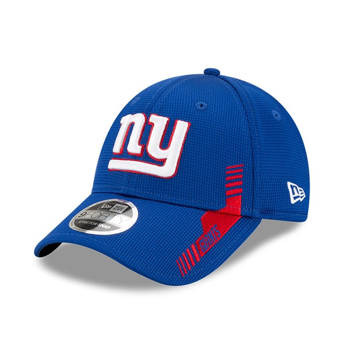 New York Giants NFL Sideline Home 9FORTY Stretch Snap Lippis Sininen - New Era Lippikset Finland FI-386125